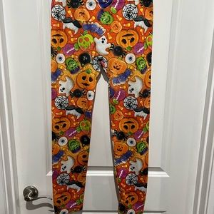 No Boundaries Halloween Leggings, Sz Juniirs L, 11-13